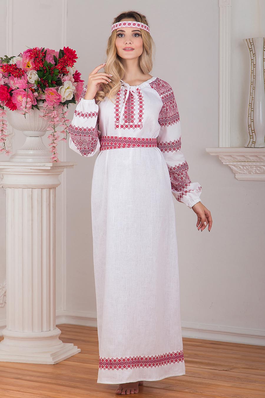 A playful frame from Women in Slavic costumes — online in Washington