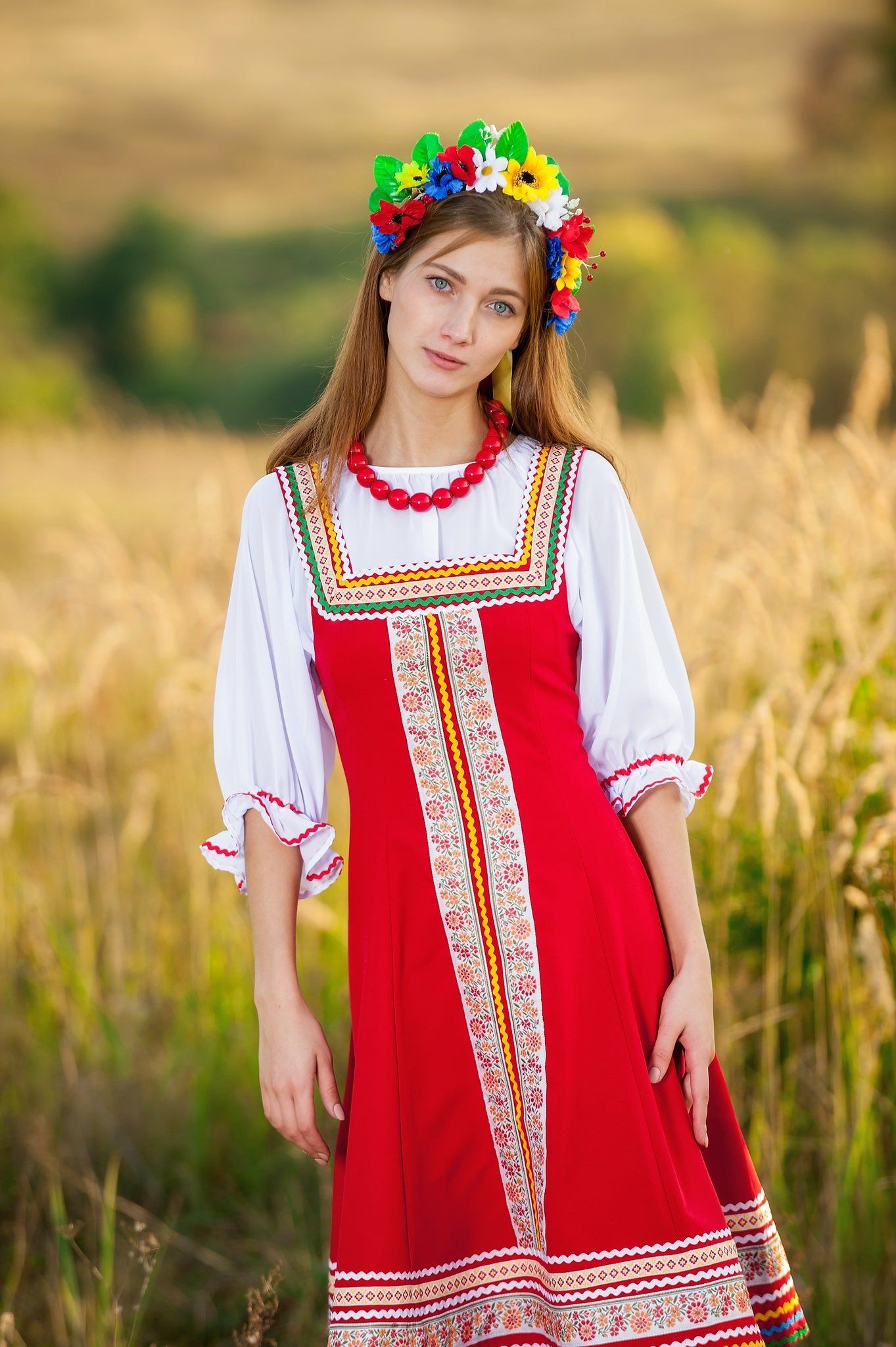 Women in Slavic costumes in Washington — step in, relax, and chat live